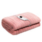 Watson Electric Throw Soft Blanket Heated Rug Fleece Snuggle Washable - Pink