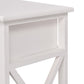 Set of 2 Caraquet Wooden Bedside Tables Side Table Storage Cabinet Nightstand Bedroom - White