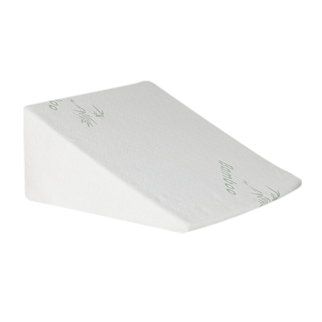 30cm Bedding Wedge Pillow Memory Foam - White
