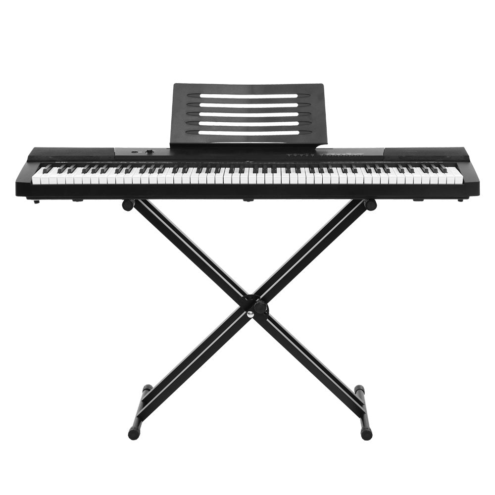 88 Keys Electronic Piano Keyboard Electric Holder Music Stand Touch Sensitive with Sustain pedal