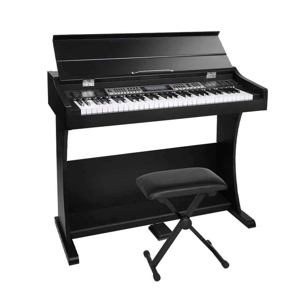 61 Keys Electronic Piano Keyboard Digital Electric Classical Stand with Stool