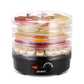 5 Trays Food Dehydrator Fruit Dehydrators Pet Beef Jerky Dryer - Black