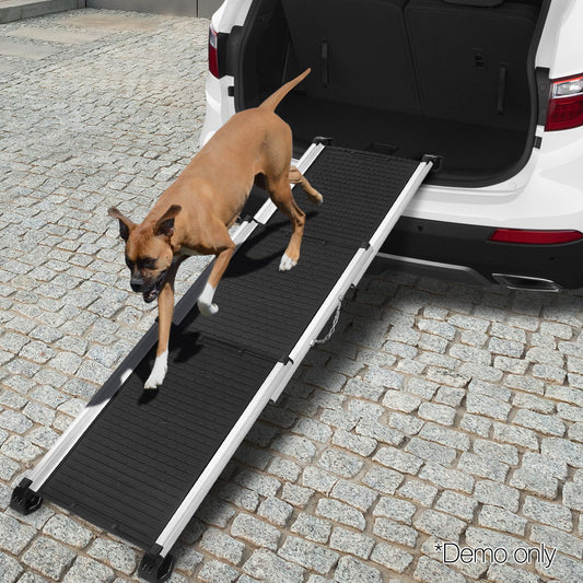 Dog Ramp Dog Steps Pet Car Travel Step Stair Foldable Portable Ladder Aluminium