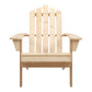 Hendon Adirondack Outdoor Beach Wooden Chairs Patio Chair - Natural Wood
