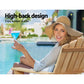Adirondack Gardeon Outdoor Chairs Wooden Beach Chair Patio Furniture Garden Natural
