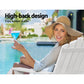 Adirondack Gardeon 2PC Outdoor Table and Chair Wooden Beach Chair Patio Furniture