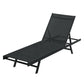 Graysen Sun Lounger Outdoor Lounge Setting Chair Adjustable Patio Furniture Pool - Black