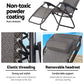 Loughton Set of 2 Zero Gravity Folding Recliner Outdoor Chair - Beige