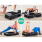 Set of 2 Aerobic Step Risers Exercise Stepper Block Fitness Gym Workout Bench