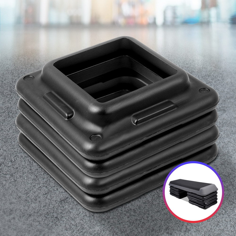 Everfit 4X Aerobic Step Riser Exercise Stepper Block Gym Home Fitness ...