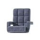 Maria Chaise Swivel Sofa Bed Recliner Lounge Chair - Charcoal