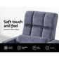 Maria Chaise Swivel Sofa Bed Recliner Lounge Chair - Charcoal