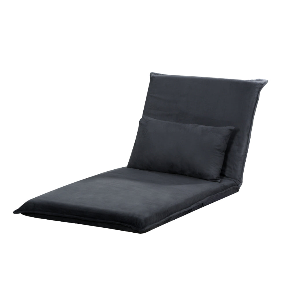 Maeve Folding Foam Camping Sofa Lounge Recliner Chair - Charcoal