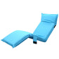 Snodland Adjustable Beach Sun Pool Lounger - Blue