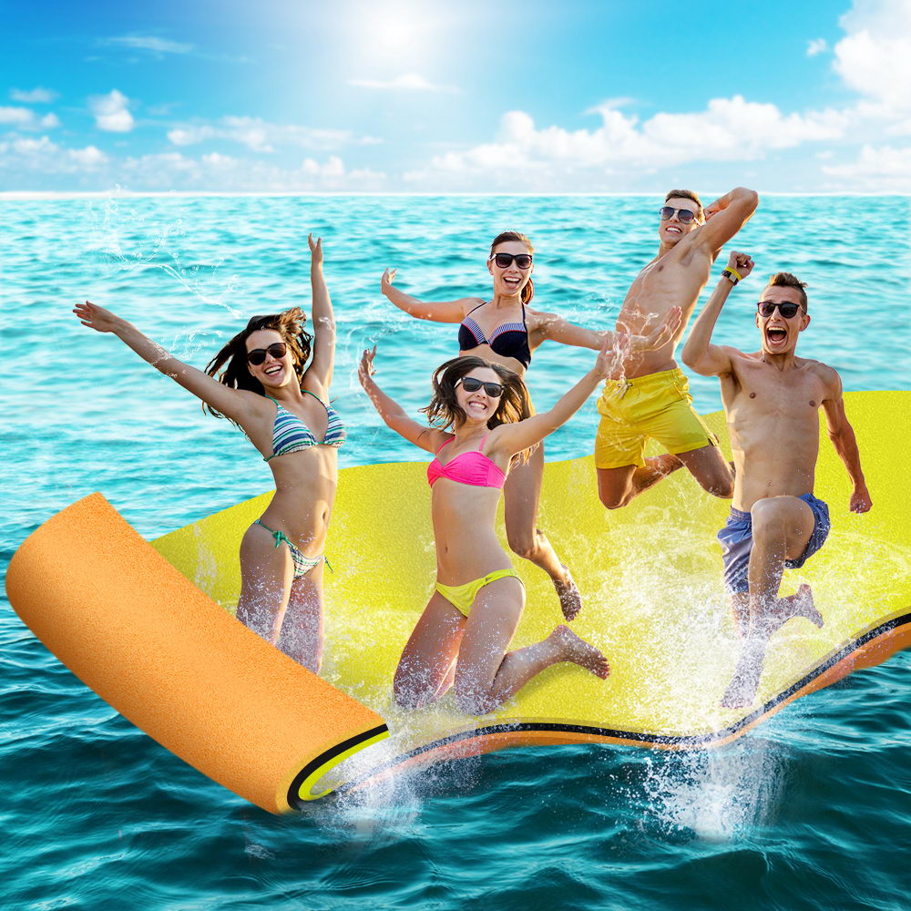 Floating Mat Water Slide Park Stand Up Paddle Pool Sea 550cm