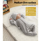 Aubrey 8cm Foldable Gel Foam Mattress Folding Baby Bed Floor Mat Travel Cot Bamboo - Cot