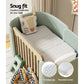 Aubrey 8cm Foldable Gel Foam Mattress Folding Baby Bed Floor Mat Travel Cot Bamboo - Cot