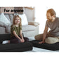 Scarlett 24cm Folding Foam Mattress Portable Double Sofa Bed Mat Air Mesh Fabric Black - Double