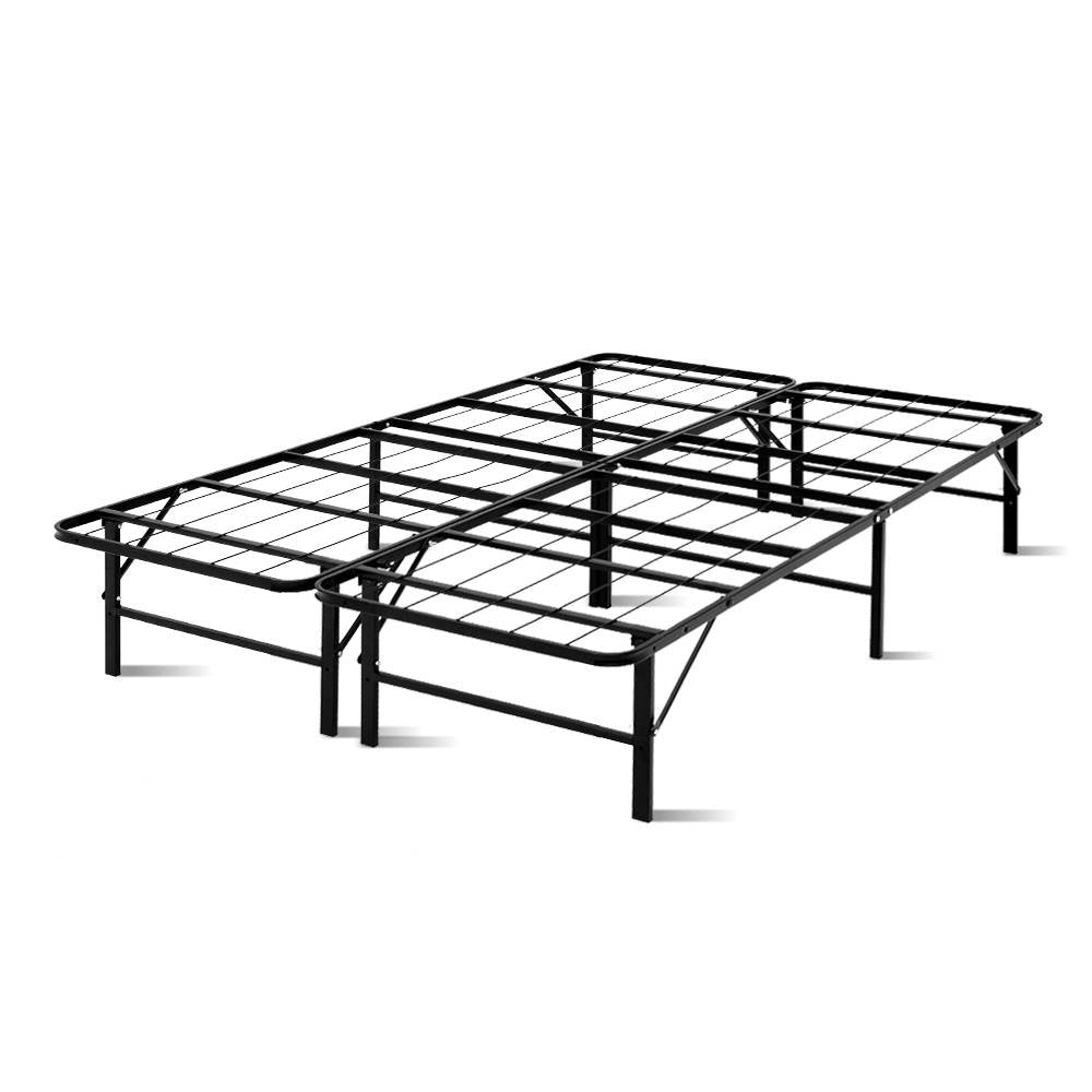 Garnet Bed & Mattress Package - Black Double