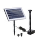 Solar Pond Pump Powered Water Outdoor Submersible Fountains Filter 4.6ft