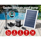 Solar Pond Pump with Battery Kit LED Lights 5.2FT