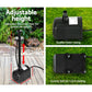 Solar Pond Pump with Battery Powered Submersible Kit LED Light & Remote 8.8 FT