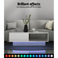 Ianthe LED Lights Coffee Table - White