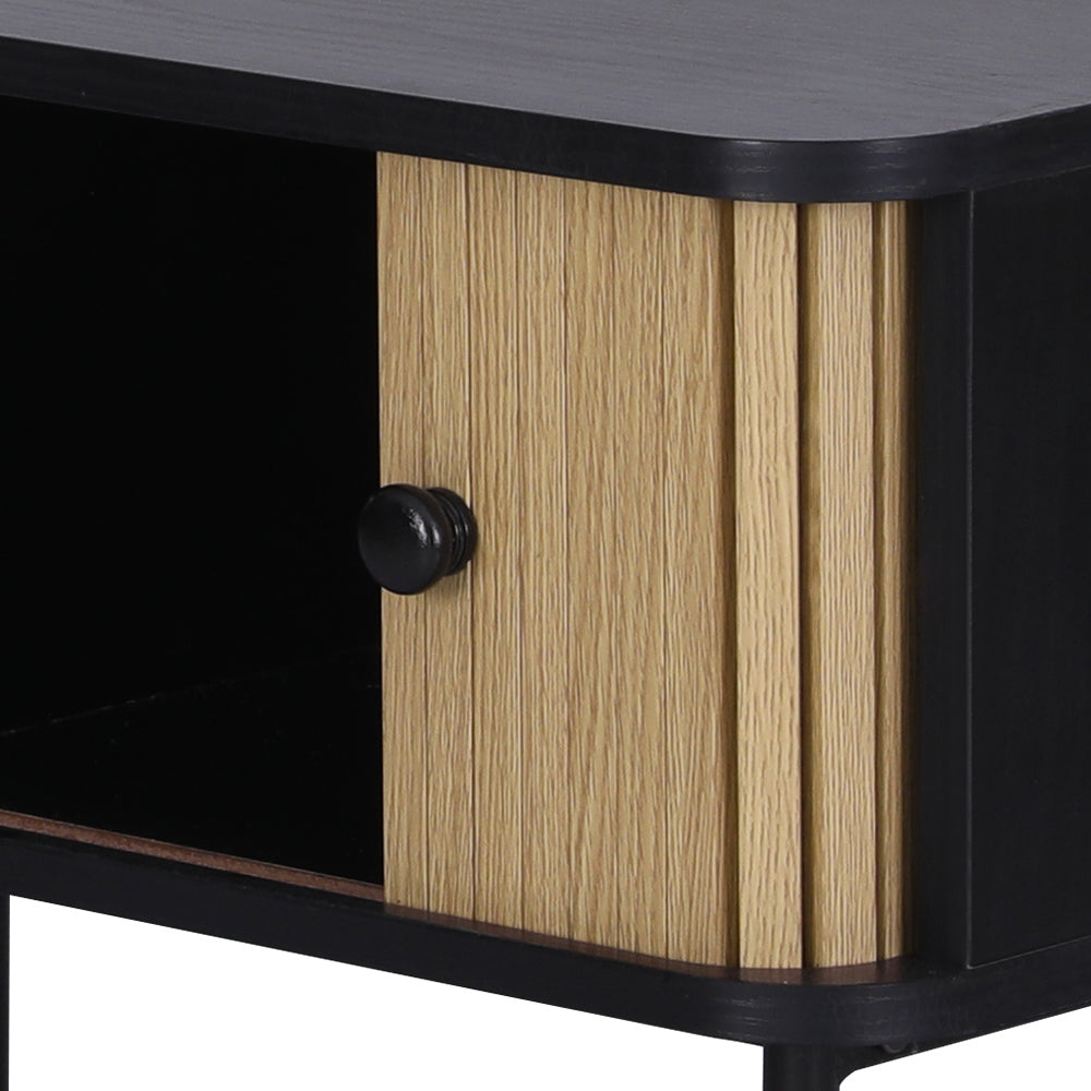 Ivi Coffee Table Sliding Drawer Door - Black