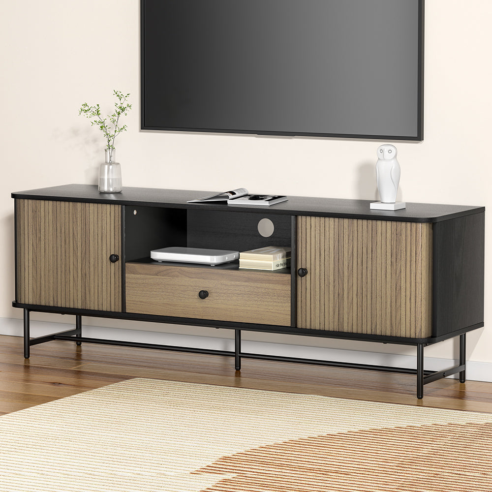 Mario 150cm Entertainment Unit TV Cabinet - Black