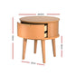 Richmond Wooden Bedside Tables Curved Drawers Side End Table Nightstand Legs Bedroom - Oak