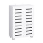 Shoe Cabinet 20 Pairs 5-tier - White