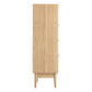 Artiss 3 Chest of Drawers with Shelf - Oak