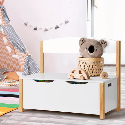 Kids Toy Box Chest Storage Children Room Organiser Seating Bench