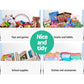 Blanket Box Kids Toy Storage Chest Cabinet Clothes Bench Children