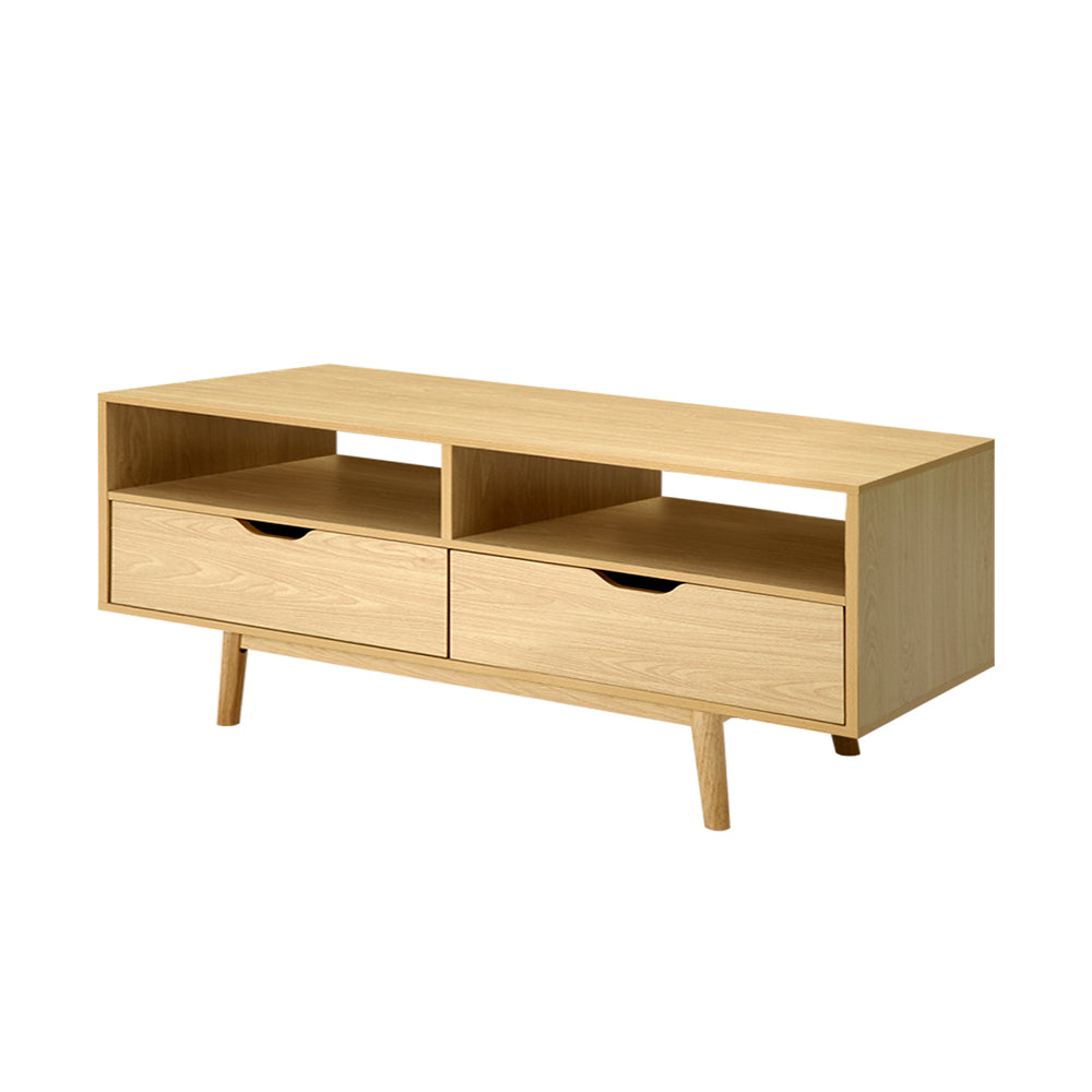 Vali 120cm TV Cabinet Entertainment Unit Stand Wooden Storage Scandinavian - Wood