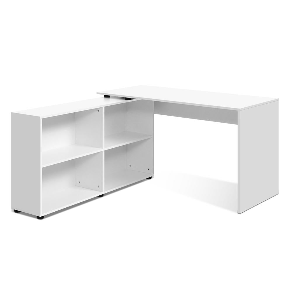 Dahlia Office Desk & Chair Package - Black & White