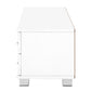 Jesen 120cm TV Stand Entertainment Unit Storage Cabinet Drawers Shelf - White