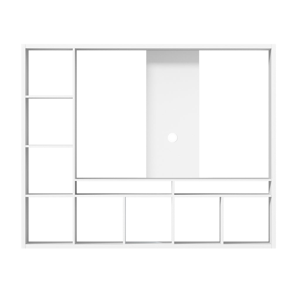 Bertram 183cm Entertainment Center Unit TV Stand TV Cabinet Open Shelves - White