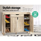 Shoe Cabinet Shoes Storage Rack 120cm Organiser Drawer Cupboard Wood