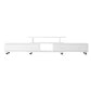 Olia 160cm to 220cm TV Cabinet Entertainment Unit Stand Wooden Lowline Storage Drawers - White