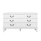 Artiss 6 Chest of Drawers - White