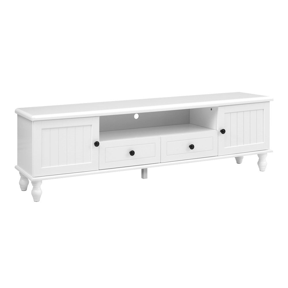 Rune 160cm TV Cabinet Entertainment Unit Stand French Provincial Storage - White
