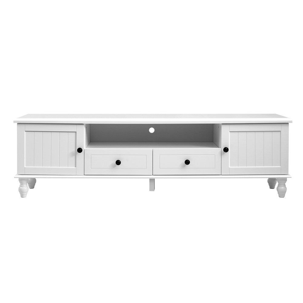 Rune 160cm TV Cabinet Entertainment Unit Stand French Provincial Storage - White