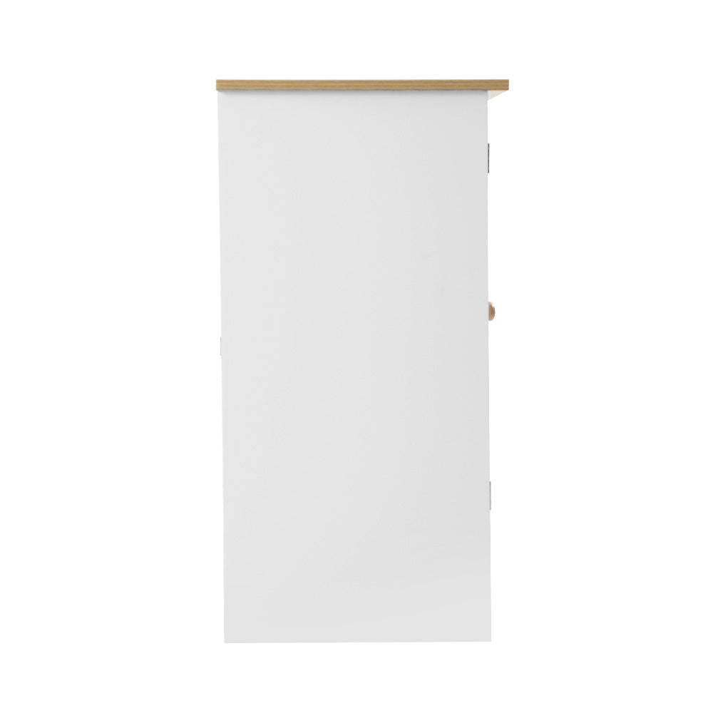 Lysander Wooden Buffet Sideboard 3 Doors - White