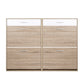2 Tier Shoe Cabinet - Wood