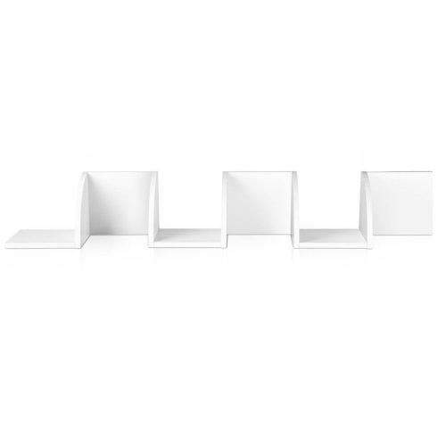 Artiss Wall Shelf Corner Floating 5-Tier White