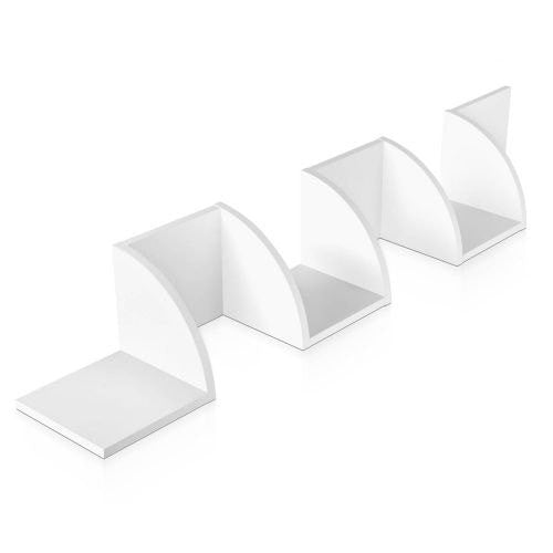 Artiss Wall Shelf Corner Floating 5-Tier White