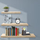 3pcs Wall Floating Shelf Set DIY Mount Storage Book Display Rack Oak