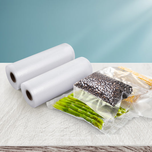 15cm x 6m 2 Rolls Food Vacuum Sealer Bags Storage Saver Heat Sealing Bag Pack