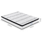Marble 24cm Bed & Mattress Package - Black Queen